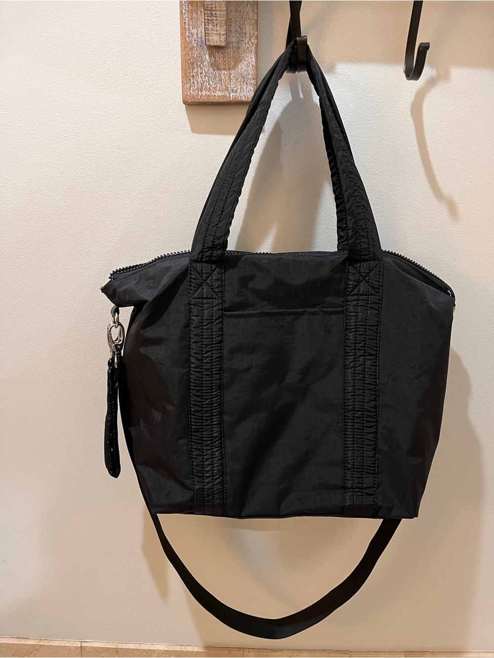 Sondra Roberts SquaredBlack Women's Tote Bag - Lightweight Everyday Shoulder Bag